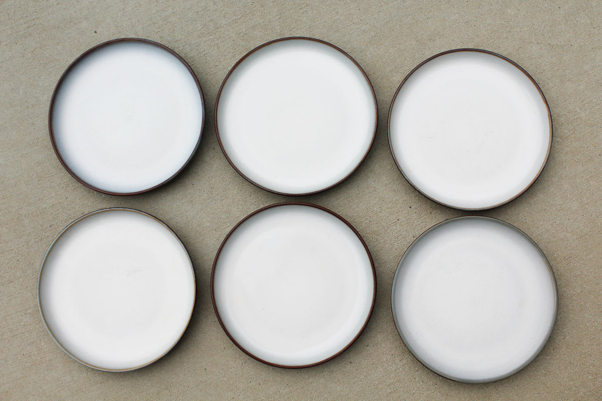 Set (6) Sango Concepts "Avocado" Salad Plates