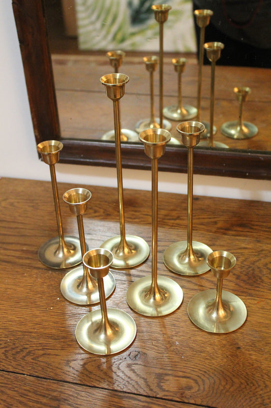 Vintage Tulip Candle Holders