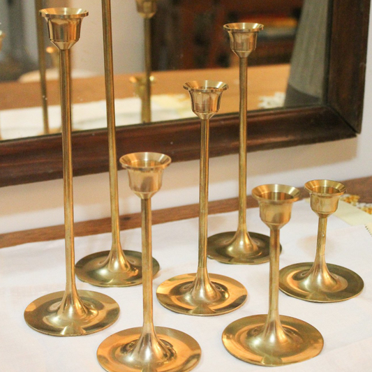 Vintage Tulip Candle Holders