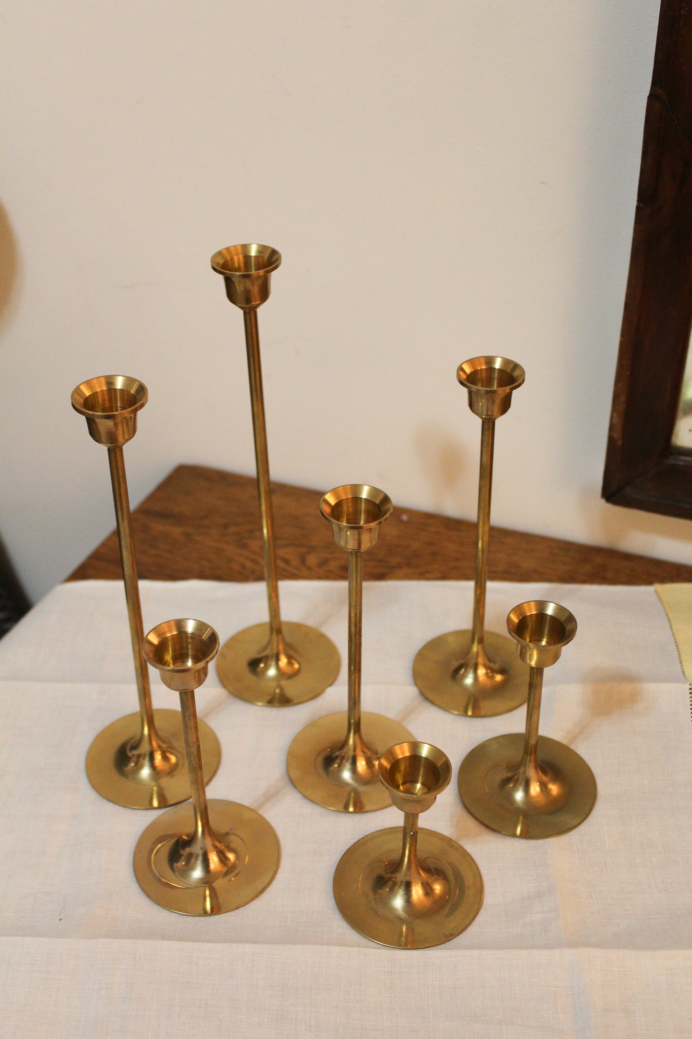 Vintage Tulip Candle Holders