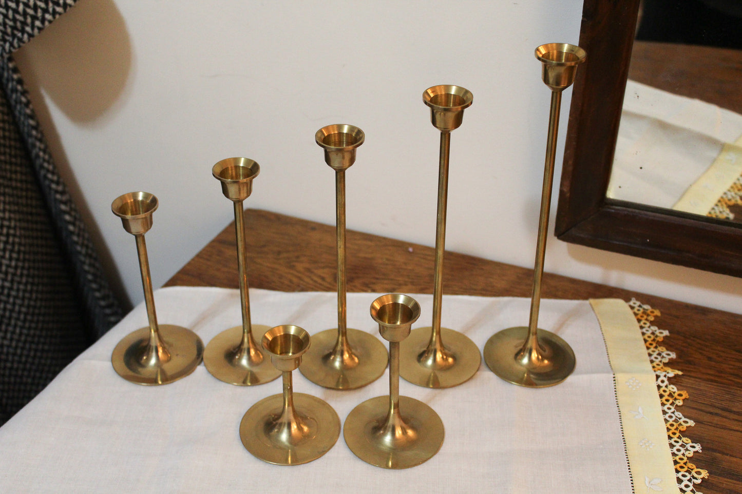 Vintage Tulip Candle Holders