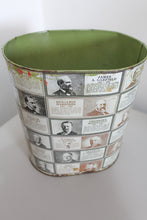 Load image into Gallery viewer, Vintage 1960s Cheinco Presidents Trash Can