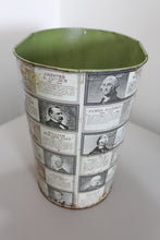 Load image into Gallery viewer, Vintage 1960s Cheinco Presidents Trash Can
