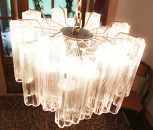 Load image into Gallery viewer, VTG Murano Venini Tronchi Chandelier