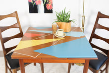 Load image into Gallery viewer, Mid Mod Draw Leaf Dining Set Hand Painted