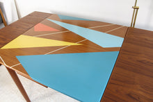 Load image into Gallery viewer, Mid Mod Draw Leaf Dining Set Hand Painted