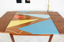Load image into Gallery viewer, Mid Mod Draw Leaf Dining Set Hand Painted