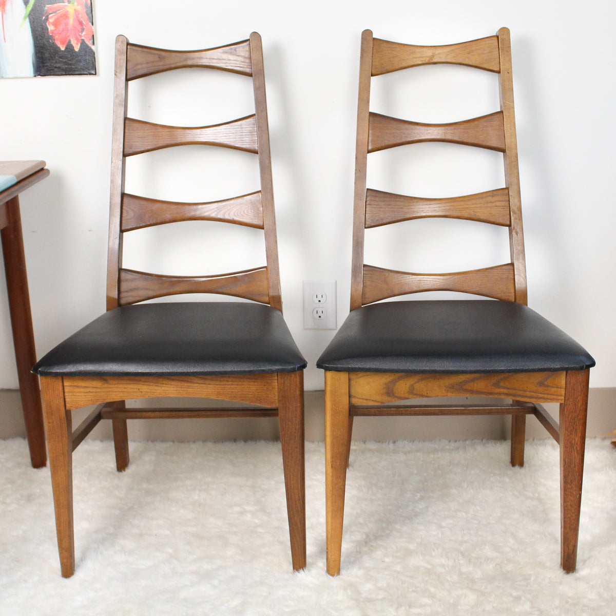 Mid Century Modern Bow Tie Dining Chairs (2)