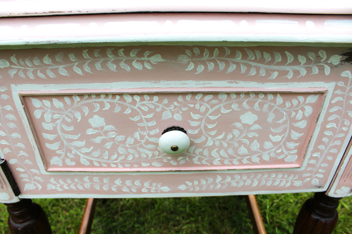 Bone Inlay Sidetable
