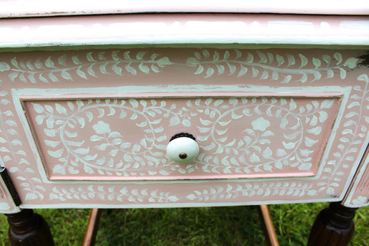 Bone Inlay Sidetable