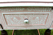 Load image into Gallery viewer, Bone Inlay Sidetable