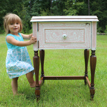 Load image into Gallery viewer, Bone Inlay Sidetable
