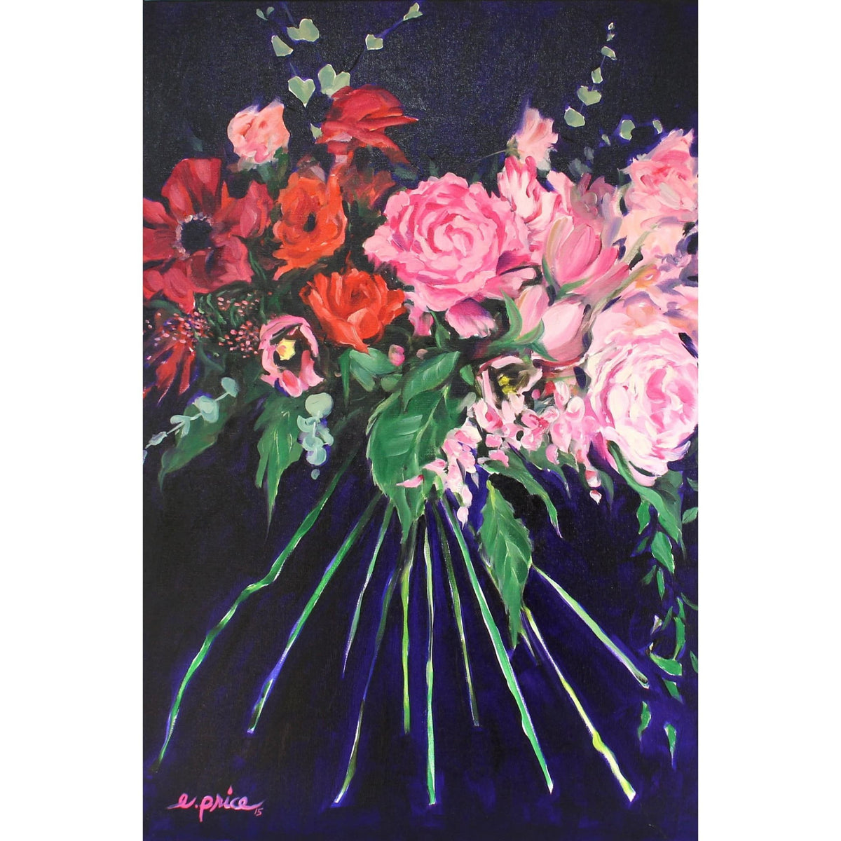 Large Oil Painting "To Pink and Back" 24x36"