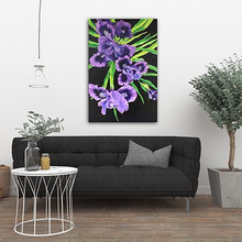 Load image into Gallery viewer, Large Oil Painting "Irises" 24x36"