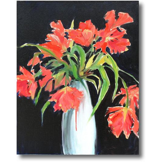 Oil Painting "Spent Tulips" 20 x 24